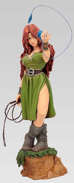 Figurine résine La quête de l'oiseau du temps - Pelisse et son fourreux (couleurs)