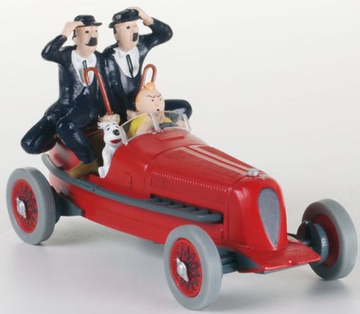 Voiture Tintin 1/43è #002 - Bolide rouge Amilcar "Les cigares du Pharaon" (1955)