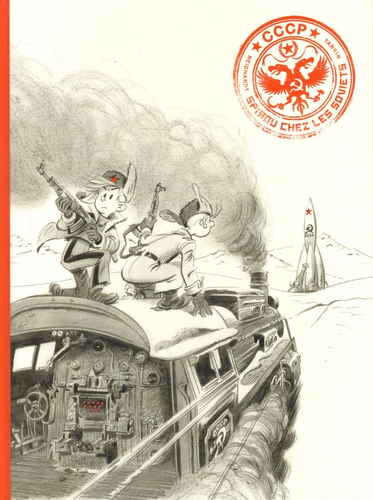 Spirou & Fantasio par... - TT T15 - Spirou chez les Soviets (version krayonnée) (Black & White)