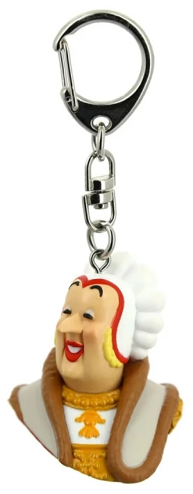 Figurine porte-clé PVC Tintin - Buste Castafiore