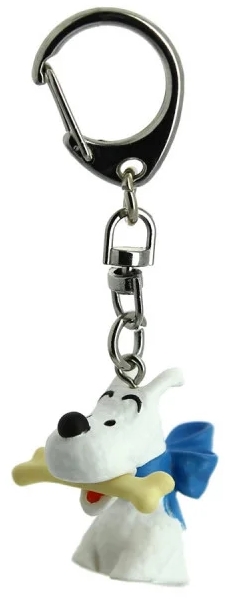 Figurine porte-clé PVC Tintin - Buste Milou