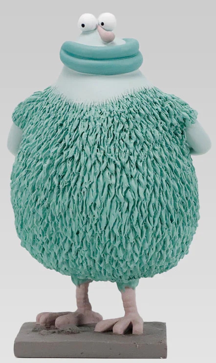 Figurine résine Donjon Zénith - Grogro et sa brochette de Tilapins