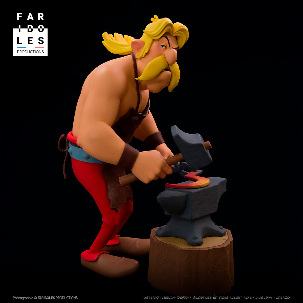 Figurine résine Astérix - Cétautomatix (Fariboles)