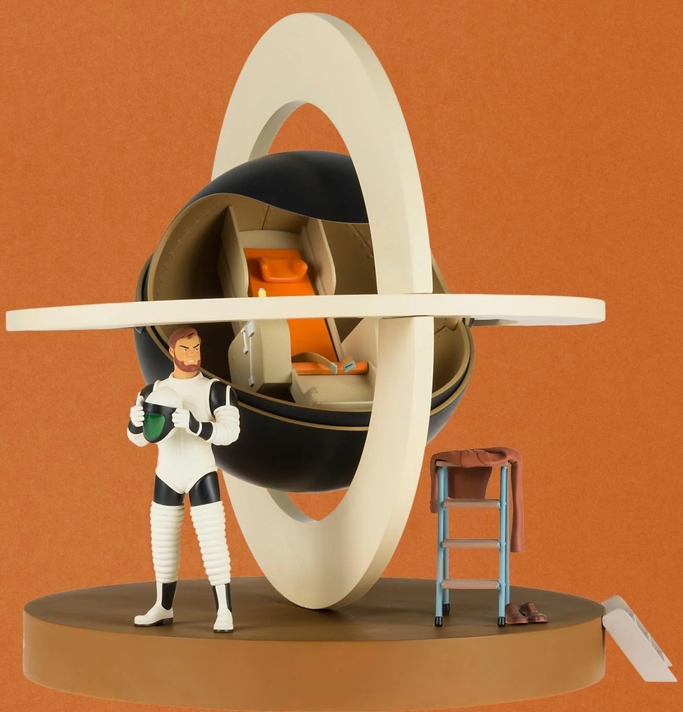 Figurine résine Blake & Mortimer - Le chronoscaphe - Mortimer en combinaison blanche (LMZ)