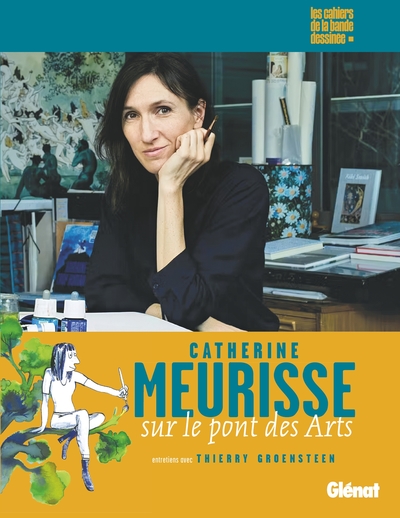 Catherine Meurisse sur le pont des Arts