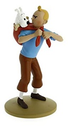 Tintin Figurine résine #039 - Tintin ramène Milou