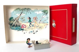 Figurine métal Gaston - Gaston dans son bureau 1ère version (Pixi)