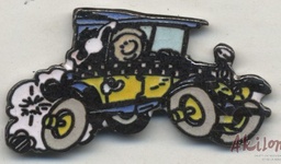 Gast La fiat de Gaston roule vers la droite