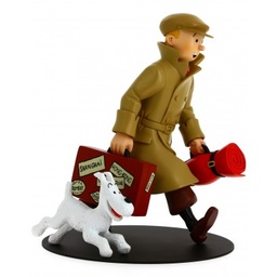 Tintin Figurine résine - Tintin et Milou « Ils arrivent »