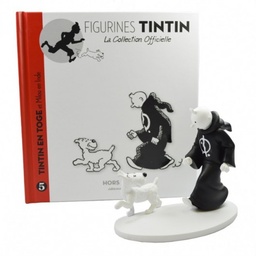 Tintin Figurine résine #205 N/B - Tintin En Toge (Avec fascicule)