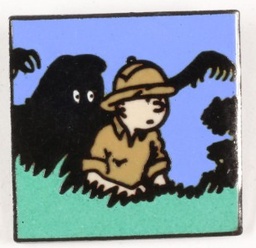 Pin’s Tintin et l’homme léopard