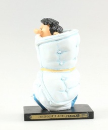 Figurine résine Gaston - Les inventions #08 - Le dispositif anti verglas