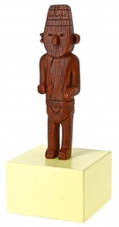 Figurine résine Tintin - Le musée imaginaire - Fétiche Arumbaya