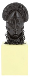 Figurine résine Tintin - Le musée imaginaire - Masque africain