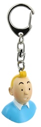 Figurine porte-clé PVC Tintin - Buste Tintin