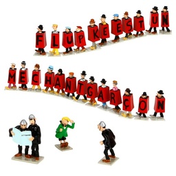 Figurine métal Tintin - Flupke est un...