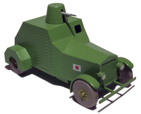 Voiture Miniature Tintin - Automitrailleuse Sumida Arm Lotus Bleu - 1:43 Atlas - Occasion