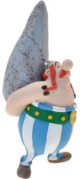 Figurine PVC Astérix - Obélix porte un menhir