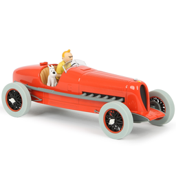 Voiture Tintin 1/24è #001 Le bolide rouge Amilcar / Les cigares du Pharaon