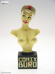 [B421] Figurine résine - Buste Comix Buro - Blonde nue (Attakus)