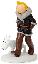 Figurine résine Tintin - T01 Au pays de Soviets N/B Colorisé - Tintin aviateur