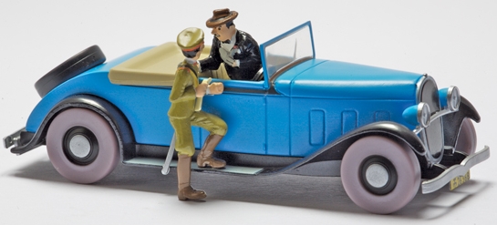 Voiture Tintin 1/43è #068 – La décapotable 