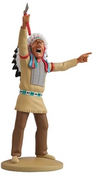 Tintin Figurine résine #041 - Le chef indien Taupe au regard perçant
