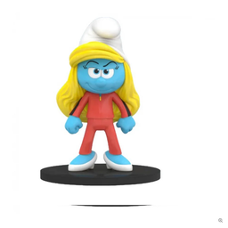 Figurine résine Les Schtroumpfs - Blue Resin - Schtroumpfette Kung fu
